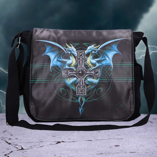 ANNE STOKES - OFFICIALLY LICENSED - DRAGON DUO - DRAGON - MESSENGER BAG - 40cm