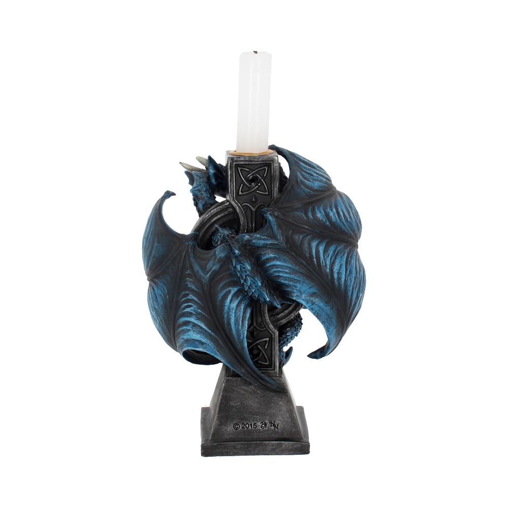 ANNE STOKES - OFFICIALLY LICENSED - DRACO CANDELA - GOTHIC CANDLE HOLDER - 18cm