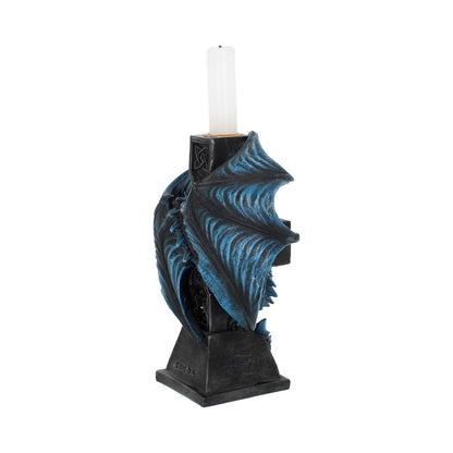 ANNE STOKES - OFFICIALLY LICENSED - DRACO CANDELA - GOTHIC CANDLE HOLDER - 18cm