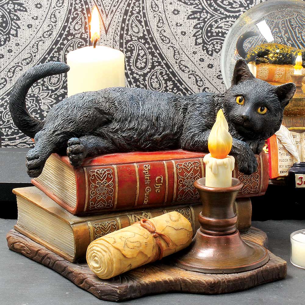 LISA PARKER - OFFICIALLY LICENSED - THE WITCHING HOUR - CAT FIGURINE - 20.5cm