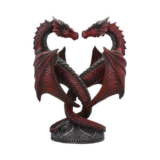 ANNE STOKES - OFFICIALLY LICENSED - DRAGON HEART- GOTHIC CANDLE HOLDER - 23cm