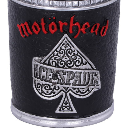 MOTORHEAD SHOTGLASS 8cm - ACE OF SPADES WARPIG SHOTGLASS - OFFICIALLY LICENSED MERCHANDISE