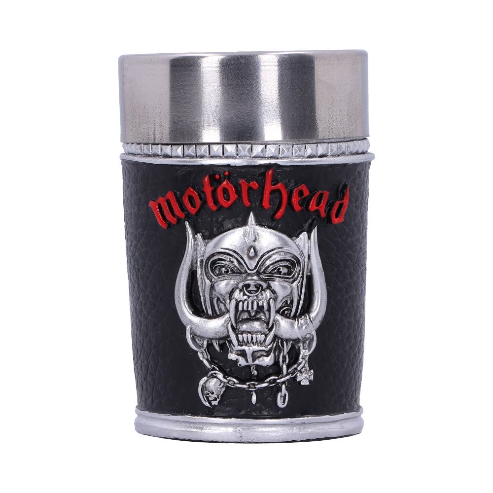 MOTORHEAD SHOTGLASS 8cm - ACE OF SPADES WARPIG SHOTGLASS - OFFICIALLY LICENSED MERCHANDISE