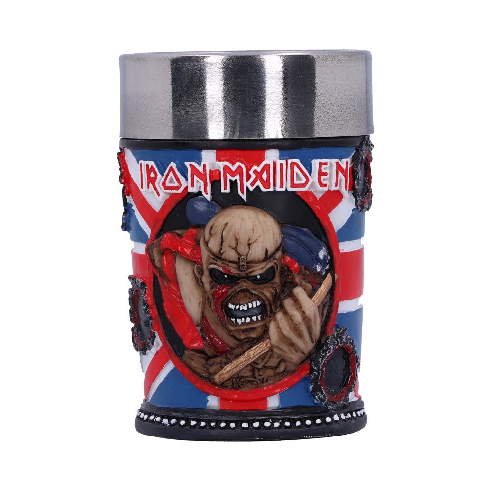 IRON MAIDEN - EDDIE THE TROOPER 7cm SHOTGLASS - OFFICIALLY LICENSED MERCHANDISE