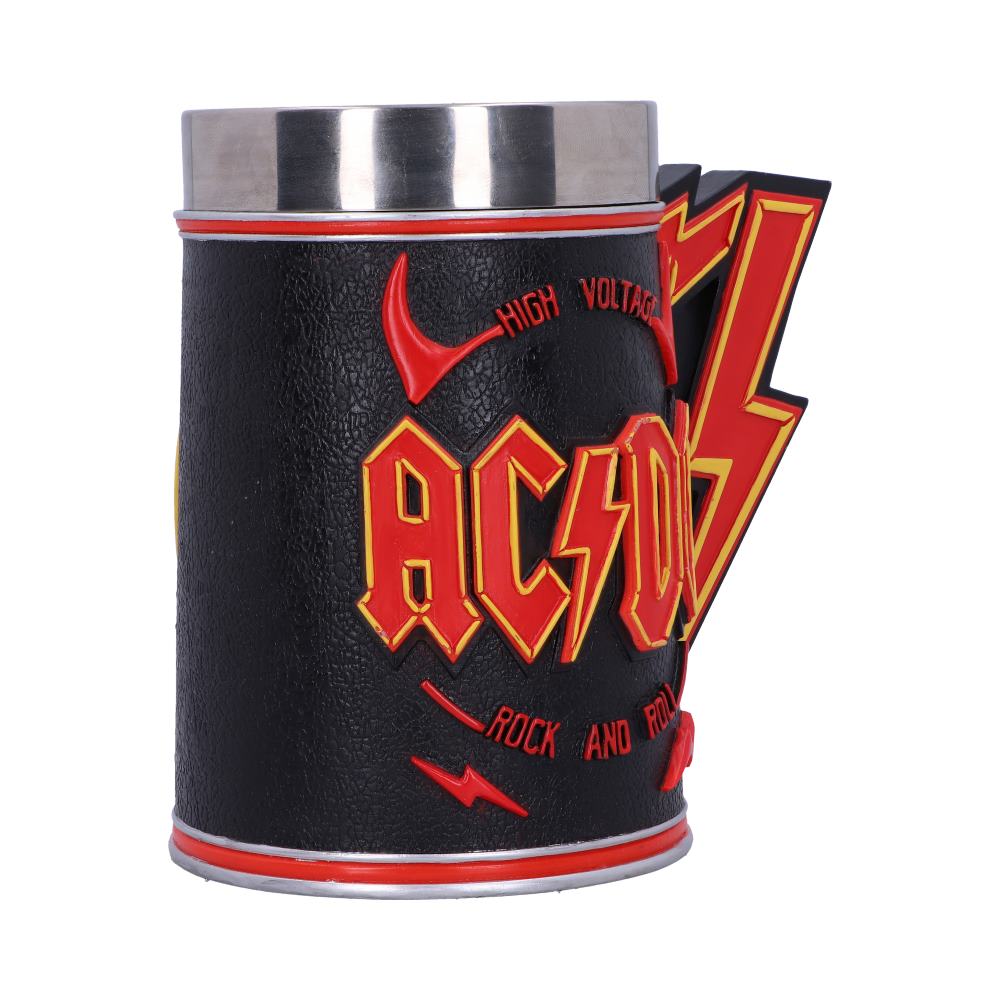 AC/DC 'HIGH VOLTAGE' TANKARD 15.2cm - OFFICIALLY LICENSED MERCHANDISE