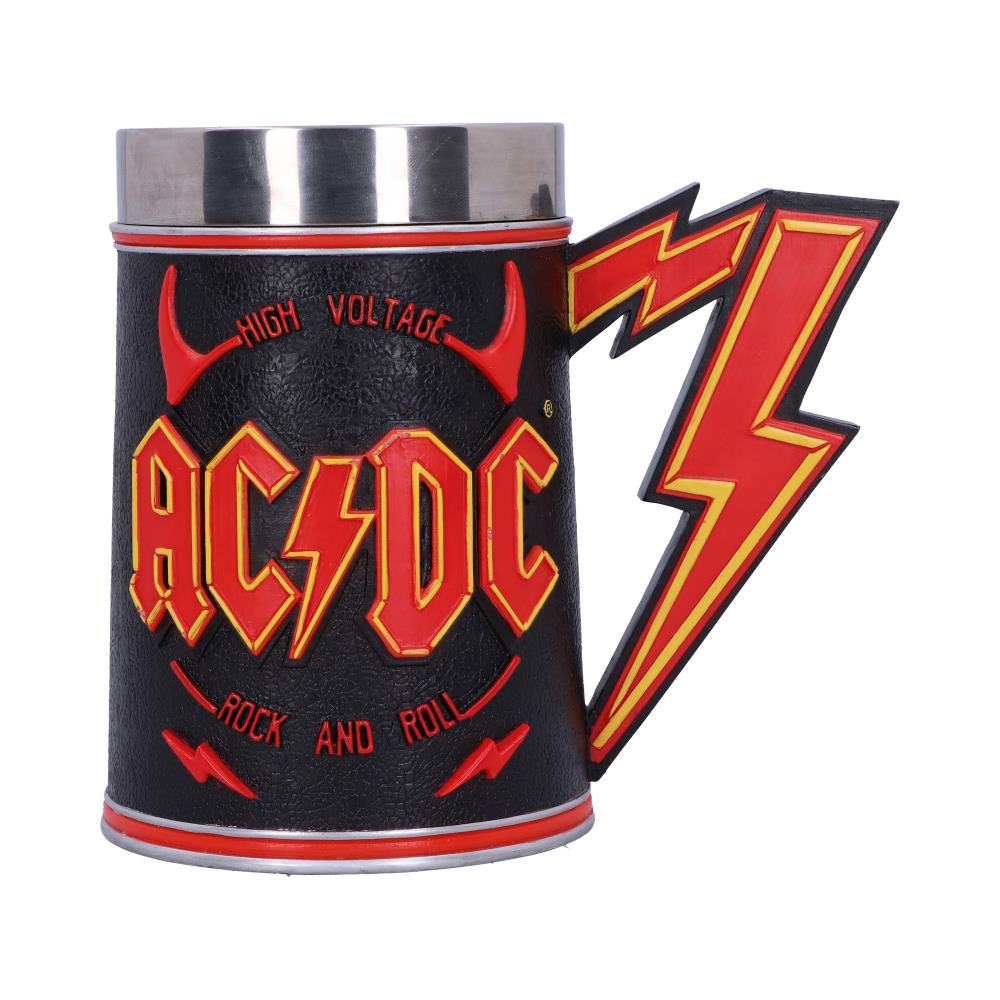 AC/DC 'HIGH VOLTAGE' TANKARD 15.2cm - OFFICIALLY LICENSED MERCHANDISE