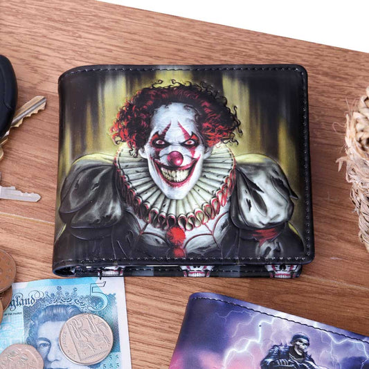 'IT' - PENNYWISE - EVIL CLOWN - WALLET - ARTWORK BY JAMES RYMAN