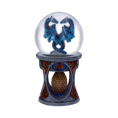 ANNE STOKES - OFFICIALLY LICENSED - DRAGON HEART - DRAGON - SNOW GLOBE - 19cm