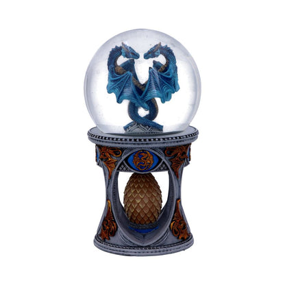 ANNE STOKES - OFFICIALLY LICENSED - DRAGON HEART - DRAGON - SNOW GLOBE - 19cm