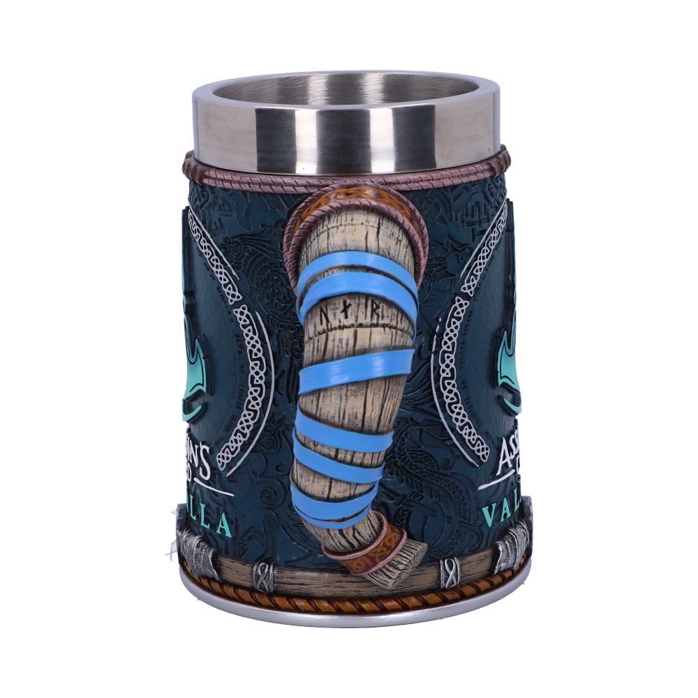 ASSASSIN'S CREED - OFFICIALLY LICENSED - ASSASSIN'S CREED 'VALHALLA' TANKARD WITH STAINLESS STEEL LINER