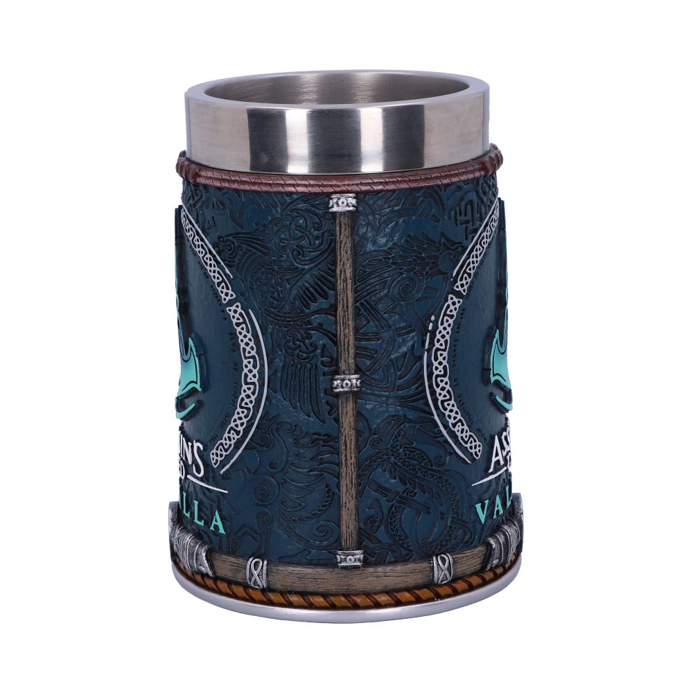 ASSASSIN'S CREED - OFFICIALLY LICENSED - ASSASSIN'S CREED 'VALHALLA' TANKARD WITH STAINLESS STEEL LINER