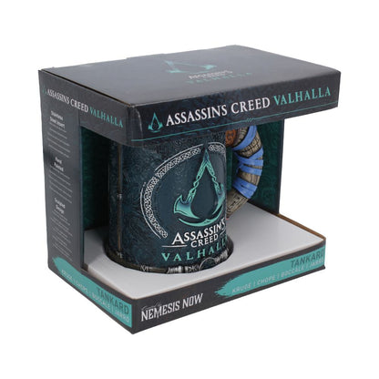 ASSASSIN'S CREED - OFFICIALLY LICENSED - ASSASSIN'S CREED 'VALHALLA' TANKARD WITH STAINLESS STEEL LINER