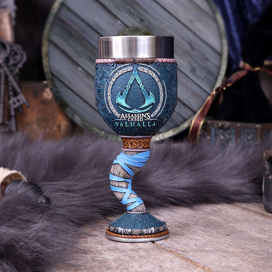 ASSASSIN'S CREED - OFFICIALLY LICENSED - ASSASSIN'S CREED 'VALHALLA' GOBLET WITH STAINLESS STEEL LINER