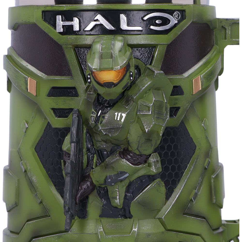 HALO - OFFICIALLY LICENSED - HALO MASTER CHIEF TANKARD WITH STAINLESS STEEL LINER