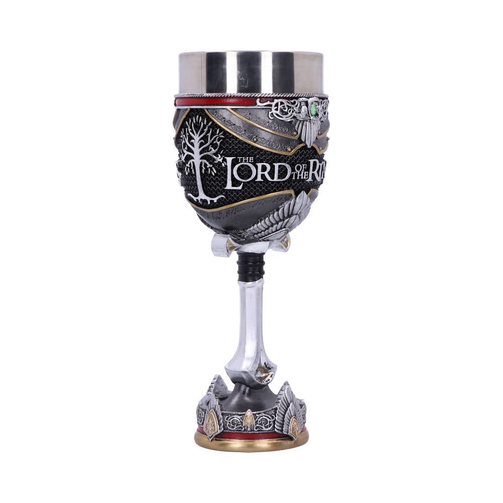 LORD OF THE RINGS - OFFICIALLY LICENSED COLLECTABLE - THE ARAGORN GOBLET WITH STAINLESS STEEL LINER