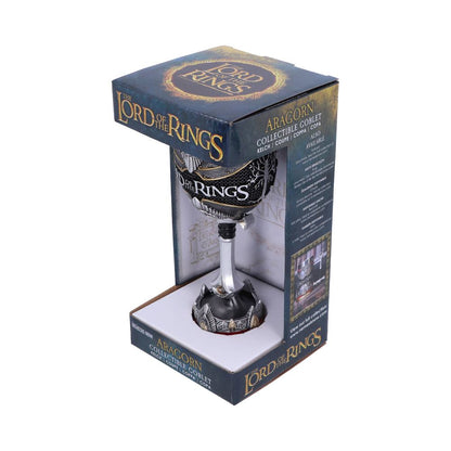 LORD OF THE RINGS - OFFICIALLY LICENSED COLLECTABLE - THE ARAGORN GOBLET WITH STAINLESS STEEL LINER