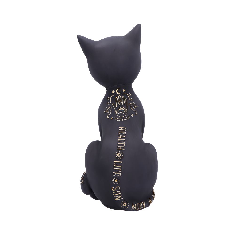 CAT FIGURINE - FORTUNE KITTY - THE PALMISTRY CAT - 27cm