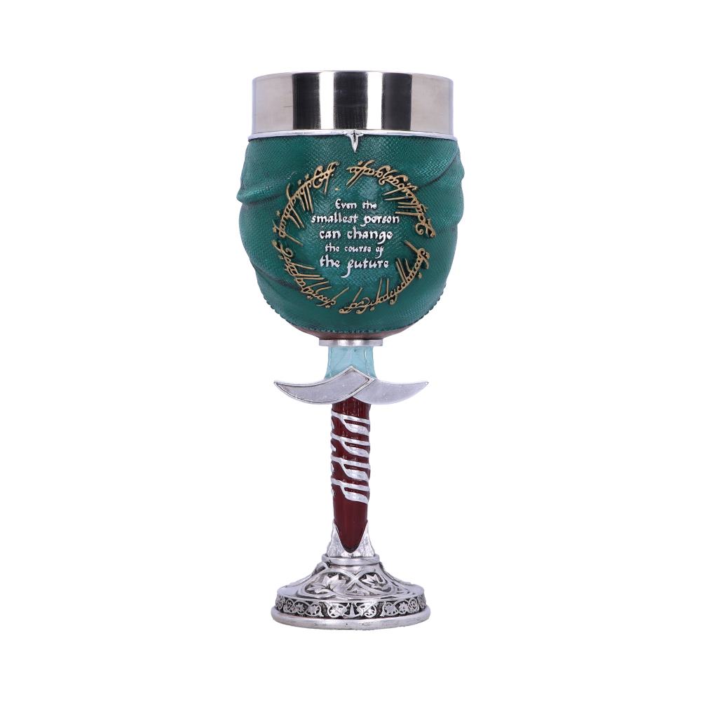 LORD OF THE RINGS - OFFICIALLY LICENSED COLLECTABLE - THE FRODO GOBLET WITH STAINLESS STEEL LINER