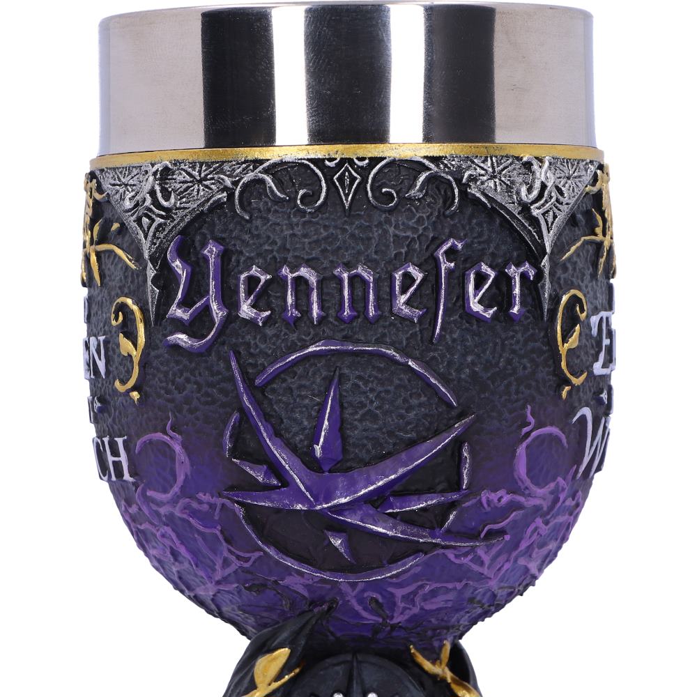 THE WITCHER - OFFICIALLY LICENSED COLLECTABLE - YENNEFER GOBLET WITH STAINLESS STEEL LINER