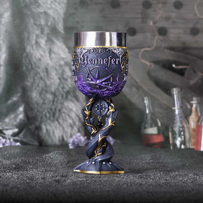 THE WITCHER - OFFICIALLY LICENSED COLLECTABLE - YENNEFER GOBLET WITH STAINLESS STEEL LINER