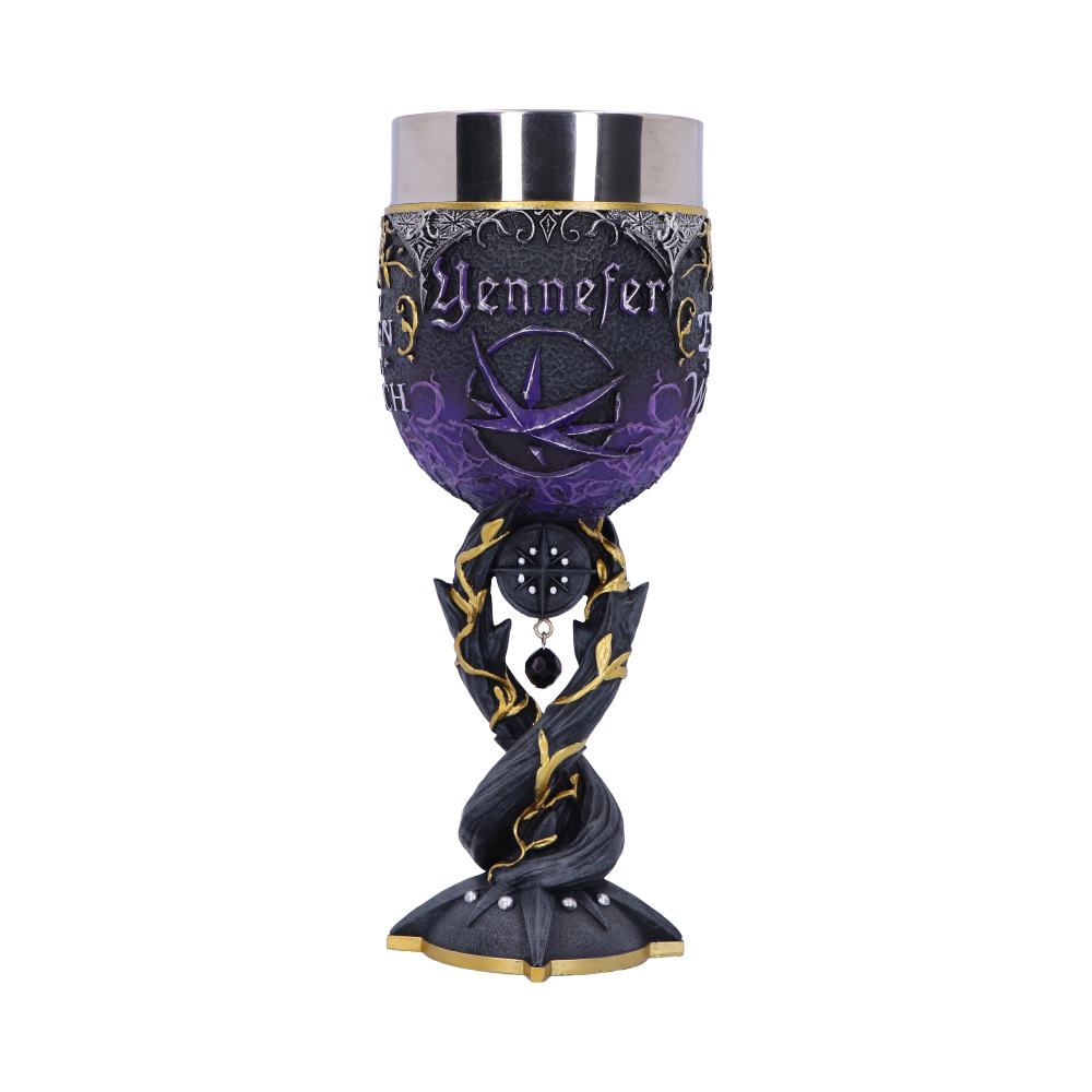 THE WITCHER - OFFICIALLY LICENSED COLLECTABLE - YENNEFER GOBLET WITH STAINLESS STEEL LINER