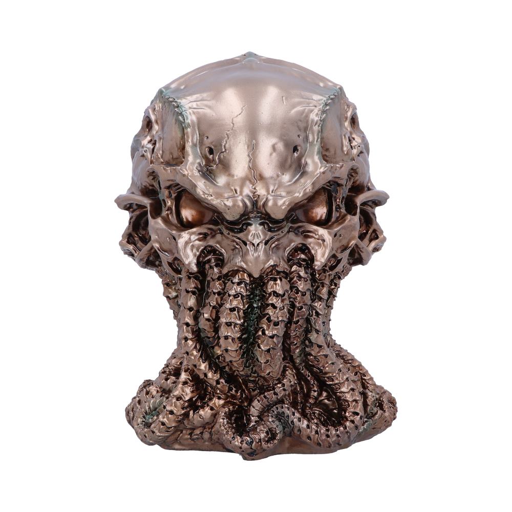 JAMES RYMAN - OFFICIALLY LICENSED - *BRONZE* CTHULHU SKULL - THE SKULL THAT HOLDS THE SPIRIT OF CTHULHU