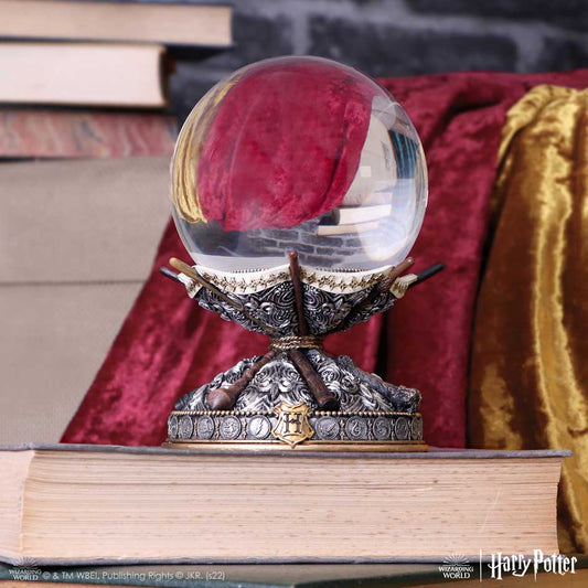 HARRY POTTER - OFFICIALLY LICENSED COLLECTABLE - CRYSTAL BALL WITH 'WAND' HOLDER