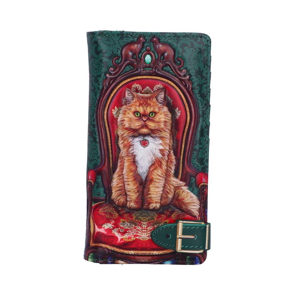 DESIGNED BY LISA PARKER - MAD ABOUT CATS - EMBOSSED CAT PURSE - 18.5cm