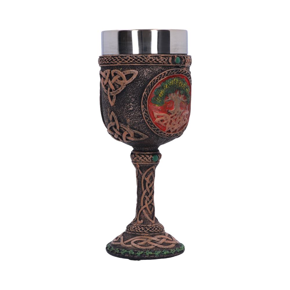TREE OF LIFE GOBLET - WITH STAINLESS STEEL LINER 17.5cm