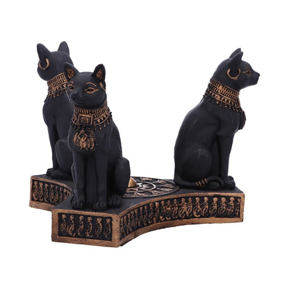 CRYSTAL BALL HOLDER - BASTET'S HONOUR - EGYPTIAN CATS