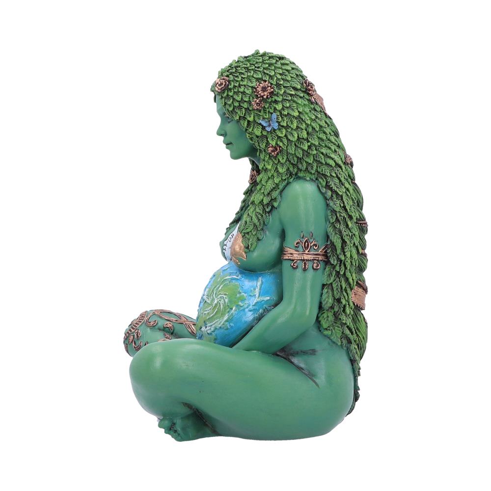 MOTHER EARTH ART FIGURINE - HAND PAINTED - 17.5cm