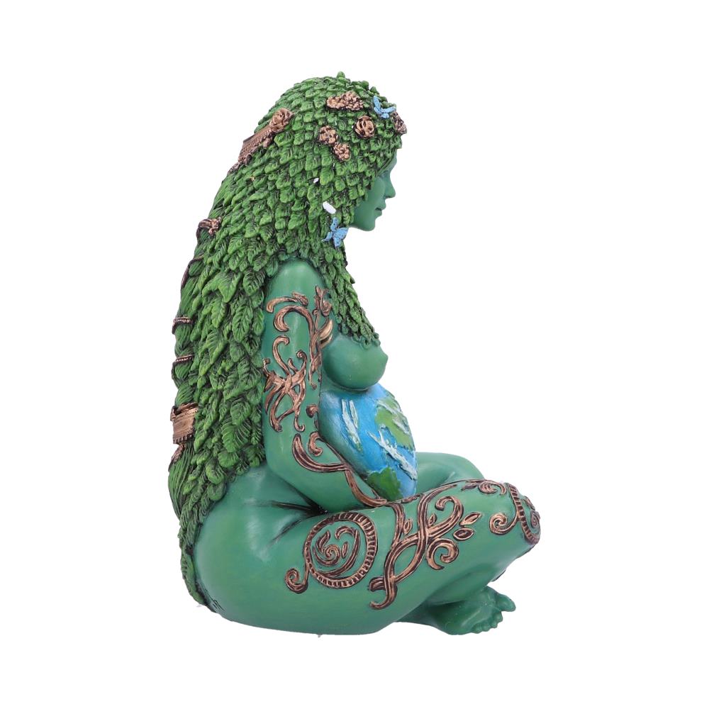 MOTHER EARTH ART FIGURINE - HAND PAINTED - 17.5cm