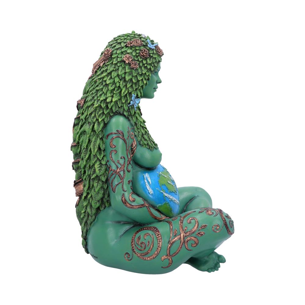 MOTHER EARTH ART FIGURINE - HAND PAINTED - (LARGE) 30cm