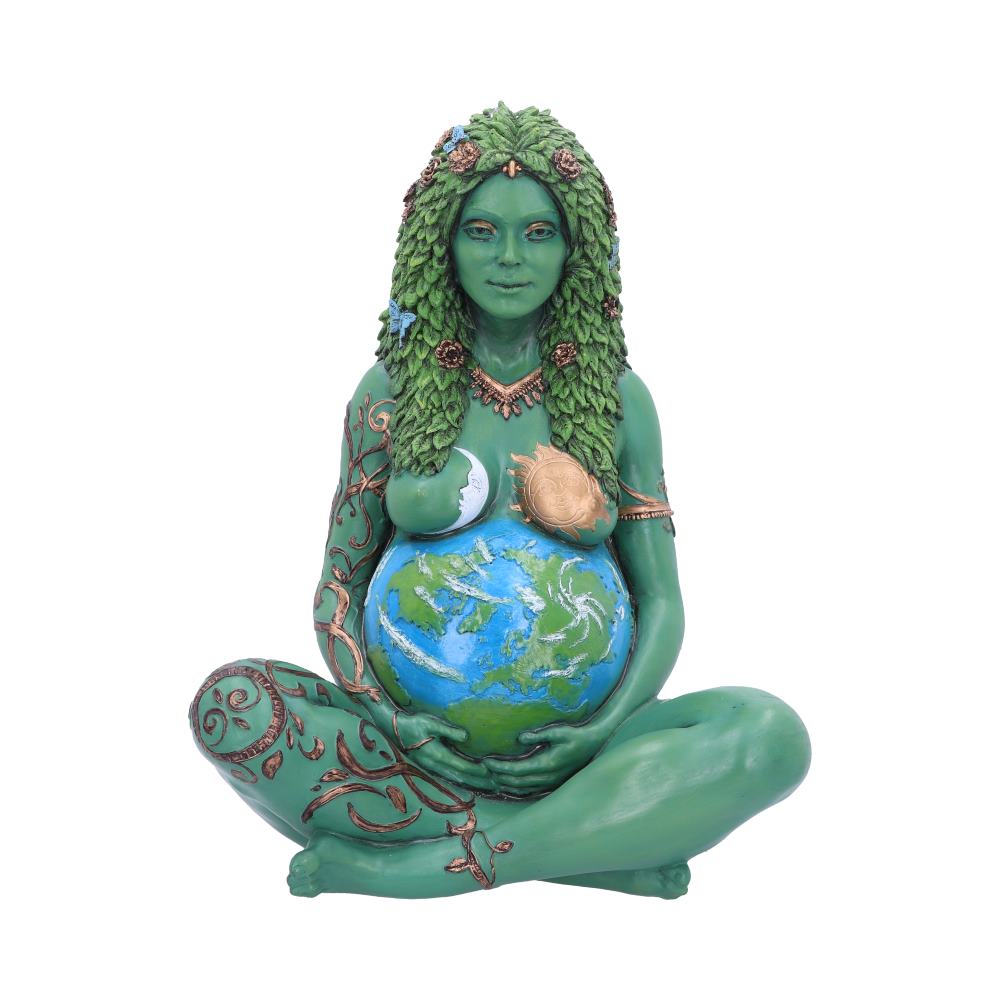 MOTHER EARTH ART FIGURINE - HAND PAINTED - (LARGE) 30cm