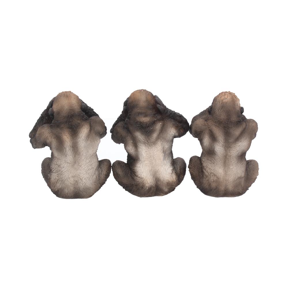 THREE WISE GORILLAS - SEE NO EVIL, HEAR NO EVIL, SPEAK NO EVIL