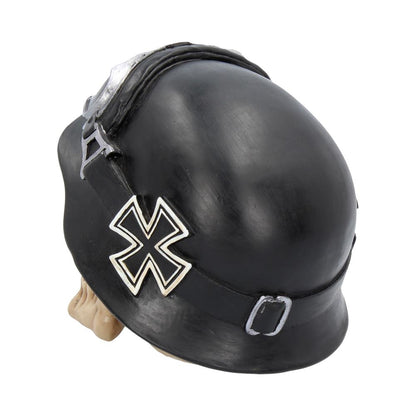 IRON CROSS HELMET BIKER SKULL WITH GOGGLES 15.5cm