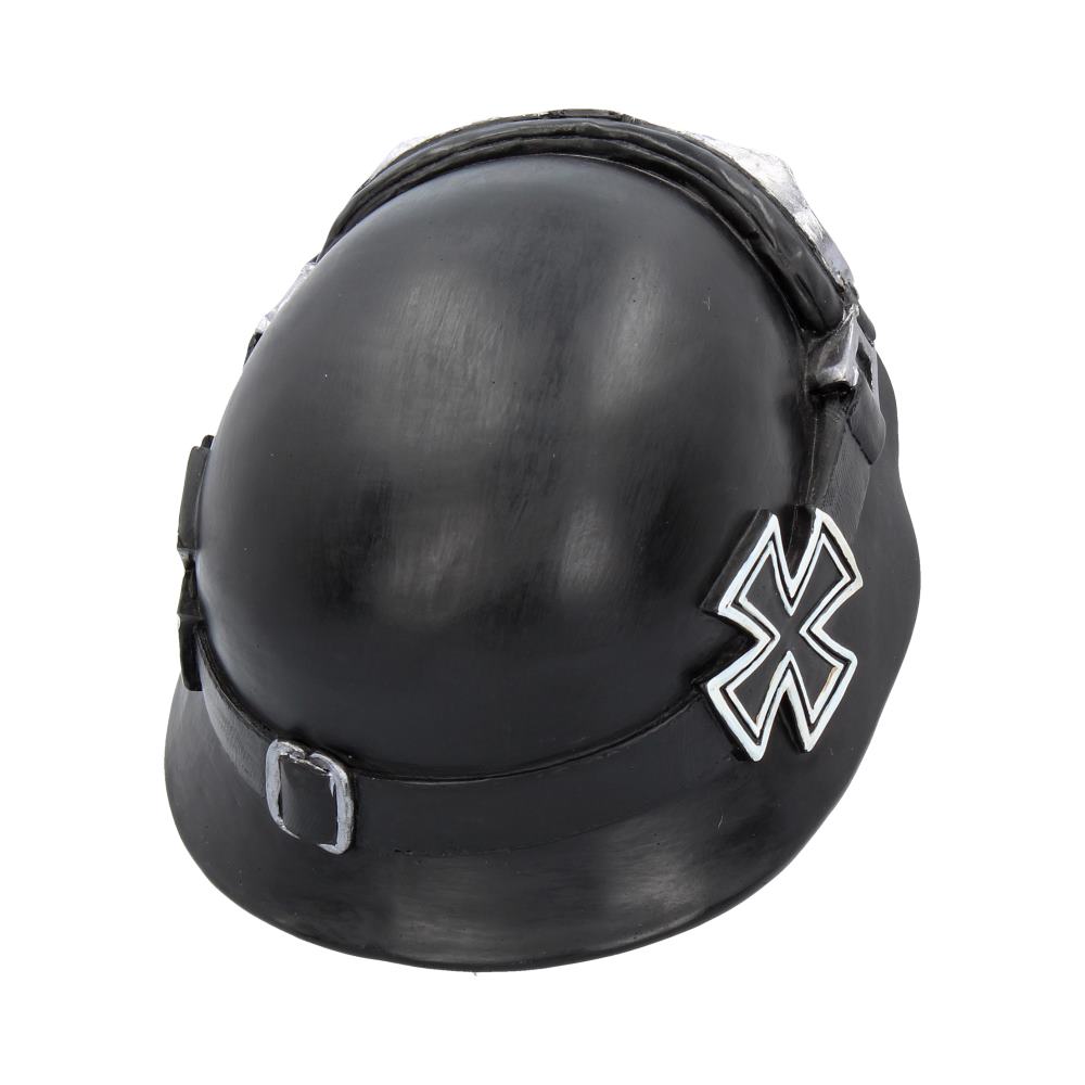 IRON CROSS HELMET BIKER SKULL WITH GOGGLES 15.5cm