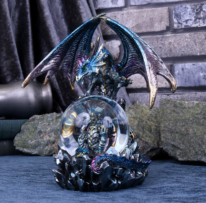 AZUL ORACLE - BLUE DRAGON FORTUNE TELLER FIGURINE 19cm