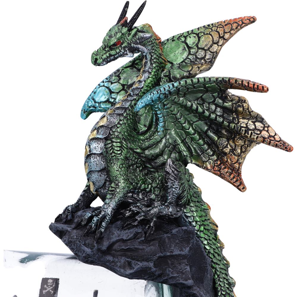 DRAGON FIGURINE - THE ADVENTURE - SUPERB FIGURINE WITH LOTS OF DETAIL 22cm