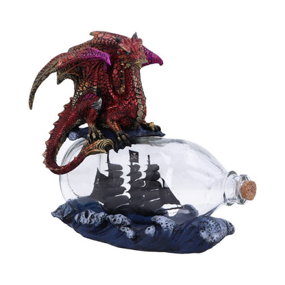 RED DRAGON FIGURINE - THE VOYAGE - SUPERB FIGURINE WITH LOTS OF DETAIL 21.5cm